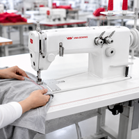 Machine à coudre industrielle VMA à double aiguille à point de chaînette haute vitesse pour vêtements - Prix de gros