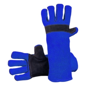 Gants de sécurité professionnels durables en cuir de vachette pleine fleur renforcé, réfléchissants et résistants à la chaleur, vêtements de sécurité réfléchissants - Product Image 2