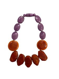 Collier court tendance en résine perlée de style européen, unisexe, fabriqué en Inde, idéal pour les fêtes et mariages, couleur or rose, cadeau de mariage - Product Image 6