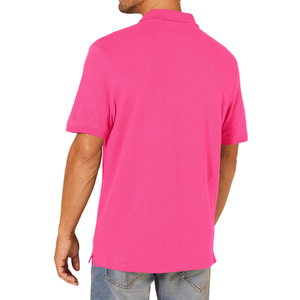 Mens Polo Shirt Cotton Casual Short Sleeve Custom Printing Embroidered Logo Slim Fit <b>Classic</b> Pima Cotton Polo Tee - Product Image 2