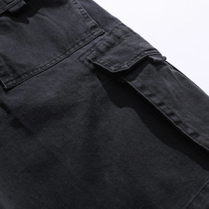 Pantalones cortos casuales de moda para hombre, pantalones cortos utilitarios con bolsillos, corte relajado, pantalones cortos cargo resistentes, pantalones cortos casuales para hombre - Product Image 3