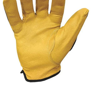 Guantes de Conducción de Cuero Vacuno, Resistentes al Calor y a las Chispas, Guantes de Jardinería Resistentes y Duraderos para Protección Personal - Product Image 5