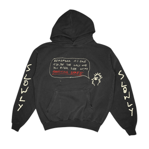 Sudadera con Capucha Vintage Floral Estilo Urbano Colección 2026 100% Algodón Unisex Lisa 400gsm de Alto Gramaje Impresión DTG Pedidos Pequeños - Product Image 2