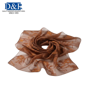 Pañuelo de Algodón y Seda Vaquera para Primavera/Verano, OEM Malasio, Transpirable, Fino, Protección Solar, Chal de Playa, Pañuelo de Cabeza Moderno, Venta al por Mayor - Product Image 1