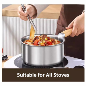 Practical Kitchen Sauce Pan With Comfortable Handle For Convenient Cooking And Food Preparation - Product Image 5