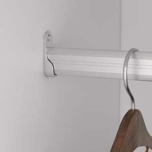 ตู้เก็บของไม้แบบแยกส่วน16 "H ทันสมัยสีขาวระบบตู้เสื้อผ้าแบบเปิดชั้นแขวนสำหรับใช้ในห้องน้ำทุกวัย - Product Image 4