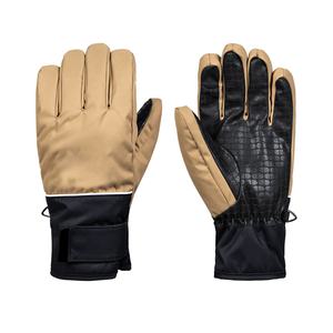 Patchwork Touchscreen Winter Waterproof Genuine Leather Thermal-Snow Professional Ski <b>Gloves</b> Snowboard Snowmobile Skiing-<b>Mittens</b> - Product Image 1