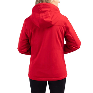 Veste softshell unisexe d'hiver personnalisée avec logo, en toile imperméable et coupe-vent, col montant, service OEM, polyester - Product Image 5