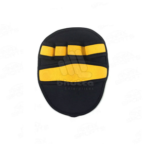 OEM Custom Weightlifting Grip Pads with Silicone Anti-Slip Surface, Adjustable Hand Pads for Weightlifting, Gym, Deadlift - Product Image 3