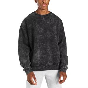 Sweat-shirt délavé pour homme, style vintage, mode streetwear, vêtements fabriqués aux États-Unis - Product Image 1