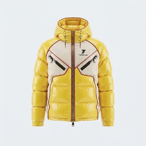 Servicio OEM, Chaqueta Acolchada Impermeable para Hombre, Estilo Urbano, Mangas Largas, Logotipo Personalizado, Precio al por Mayor - Product Image 1