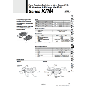 อุปกรณ์นิวเมติกส์แบบ one-touch KRM11-06-10-6สินค้าประเภท - Product Image 2