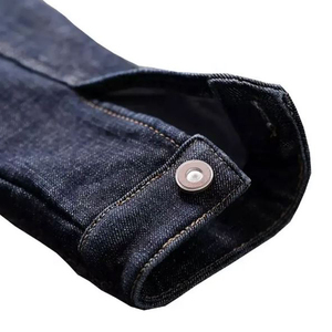 Good <b>Material</b> Men's <b>Denim</b> Jackets Personalized Cheap Price Best <b>Material</b> ODM Service for Men's <b>Denim</b> Jackets - Product Image 2