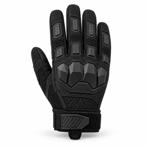 Gants tactiques noirs de course, à doigts entiers, antidérapants, résistants à l'usure, compatibles écran tactile, pour l'entraînement et les activités de plein air - Product Image 3