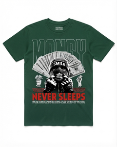 Camiseta de Alta Calidad para Hombre, Talla Grande, 100% Algodón Jersey, Corte Holgado Informal, con Estampado de Letras, 300g, Transpirable, Manga Corta - Product Image 2