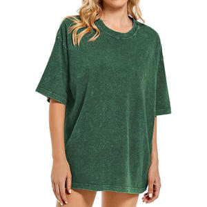 Latest Design Women's Oversized Solid <b>Pink</b> T-Shirt Loose Fit O-Neck Short Sleeve Jersey Knitted Casual All Seasons Wear T Shirts - Product Image 3