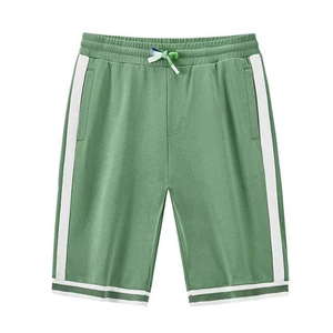 <b>Mens</b> Contrast Stripe Two Piece Set T Shirt And <b>Shorts</b> Matching Outfit Breathable Summer Casual Wear Rib Trim Athletic Style - Product Image 3