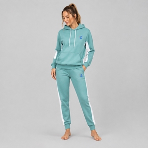 Nuevo Conjunto Deportivo Reversible para Mujer, Talla Grande, con Capucha, Casual, Transpirable, Ecológico y Ligero, para Invierno - Product Image 1