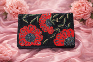 Sac à main de luxe pour mariée avec broderie miroir, idéal pour les soirées et la collection de tenues ethniques - Product Image 5