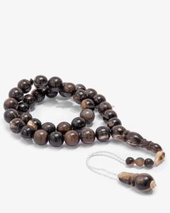 Prix usine personnalisé Sam Global Export Perles de Tasbih en corne naturelle imitation antique, Chapelet de prière musulman islamique fait main - Product Image 2