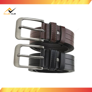 Ceinture en cuir PU pour homme avec logo personnalisé, 120 cm, boucle à ardillon en alliage, écologique, fabrication décontractée, Pakistan, vente en gros Ned Design Factory - Product Image 4
