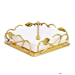 Porte-serviettes en métal et distributeur de papier essuie-tout, accessoire de décoration de table pour cuisine, restaurant, hôtel ou bureau - Product Image 1