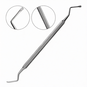 Premium Stainless Steel Dental Curette Periodontal Hand Instrument with Knurled Grip for <b>Plaque</b> <b>Removal</b> - Product Image 1