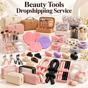 Service de dropshipping d'outils de beauté, agent d'approvisionnement en Chine pour pinceaux de maquillage, trousses de cosmétiques, accessoires pour cheveux, sans MOQ - Product Image 1