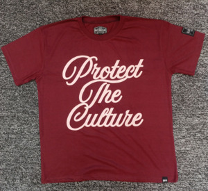 เสื้อยืดคอกลมแขนสั้นสีดำแดงเลือดหมูทรงโอเวอร์ไซส์สำหรับผู้ชาย ผลิตจากผ้าแคนวาสป้องกันรังสียูวีเป็นมิตรกับสิ่งแวดล้อม สไตล์ไฮสตรีท - Product Image 1