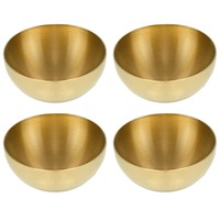 Ensemble de bols de service en acier inoxydable pour la préparation des aliments en cuisine, la restauration, le stockage, le buffet et l'organisation domestique