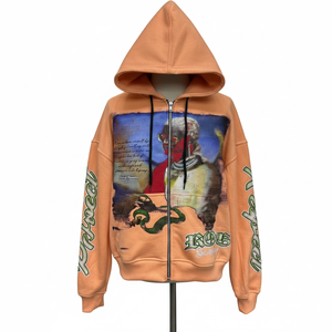 Latest Design Promotional zipper Hoodie for Men Solid Pattern custom printed logo Eco-Friendly Anti-Wrinkle Spandex/Cotton - Product Image 1