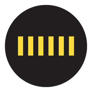 Brady GOBO Folding Safety <b>Sign</b> Crosswalk Yellow <b>Bars</b> for Industrial Walkways - Product Image 2