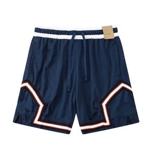 Shorts de basketball personnalisés Industrie Direct Or Noir-Blanc – Modèle authentique rétro - Product Image 1