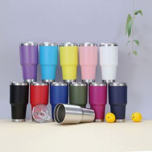Custom Logo Thumbler Coffee Mug <b>Thermos</b> Metal Stainless Steel Double Wall Vacuum 30oz Tumbler Cups Insulated - Product Image 3