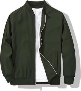 Chaquetas Bomber para Hombre de Alta Calidad, Cómodas para Actividades al Aire Libre, Nuevo Estilo, Tela 100% Poliéster, Chaquetas Bomber Personalizadas para Hombre - Product Image 2
