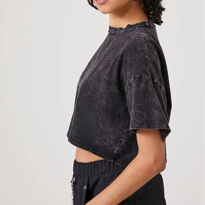 Débardeur court taille haute pour femme, style Y2K, coupe ajustée, tricoté, en polyester/coton écologique, respirant, anti-rétrécissement, séchage rapide - Product Image 3