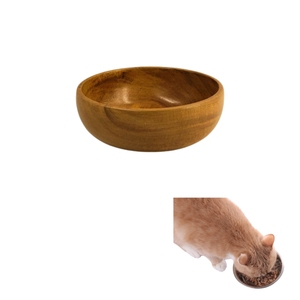 Bol d'alimentation pour chien et chat en bois écologique - Product Image 6