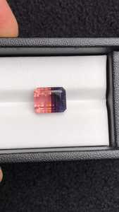Pierre précieuse naturelle tourmaline d'Inde, taille octogonale, orange, qualité excellente, rare, pour la fabrication de bijoux et la collection - Product Image 3