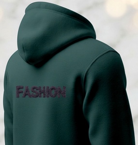 Parche de Logotipo Bordado en Chenilla Personalizado, Color Verde Mar Oscuro, Sostenible, de Alta Calidad, con Forro, Tendencia Top en Ventas - Product Image 2