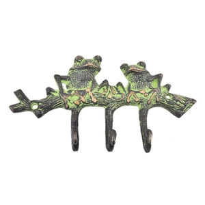Gancho de Pared Metálico Étnico Vintage con Forma de Elefante, Gancho Múltiple Decorativo, Colgador de Pared Metálico con Acabado Antiguo, Porta Toallas y Llaves - Product Image 5