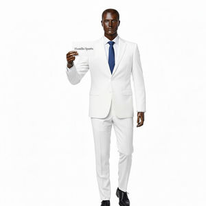 Traje de Hombre de Alta Calidad para el Trabajo, Traje Cruzado Profesional, Ropa Elegante y Delgada para Ocasiones de Negocios - Product Image 2