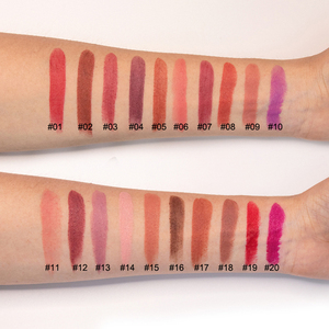 Lápiz Labial Mate de 20 Colores, Larga Duración, Resistente al Agua, Acabado Terciopelo, Cosméticos de Marca Privada - Product Image 5