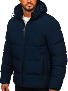 Chaqueta Acolchada de Invierno para Hombre, Estilo Urbano, con Cierre de Burbuja, de Lona, con Opción de Talla Grande, Impermeable, Superventas - Product Image 3