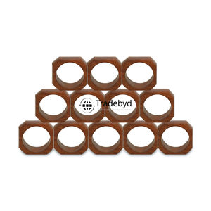 Stylish Classic <b>Wooden</b> Wedding <b>Napkin</b> <b>Rings</b> Durable & Eco-Friendly Luxury Handmade Dining Table Accessories by Tradebyd - Product Image 6