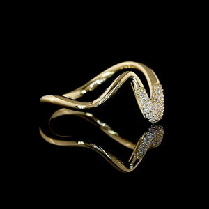 Luxury Women's 18K Solid Gold Marquise Cut Diamond Cocktail <b>Ring</b> Engagement <b>Fine</b> Jewelry - Product Image 2