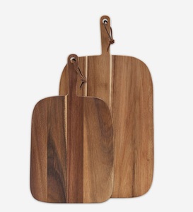Vintage Style Wooden Chopping Board With Handle Wood Vegetable Cutting Boards <b>Kitchenware</b> Accessory Cutting Block At Best Price - Product Image 4