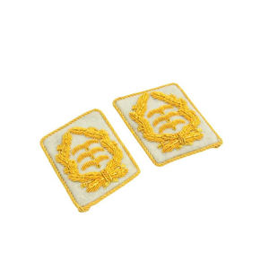 Top Selling Bullion Wire Embroidery Patch Custom Shoulder <b>Board</b> for Outdoor Uniform Accessories - Product Image 2