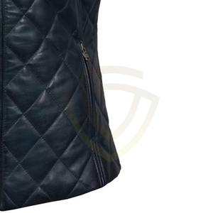 Chaleco de Cuero 100% Genuino para Mujer, Chaleco de Cuero Estilo Motero de Secado Rápido, Chaleco de Cuero de Moda - Product Image 5