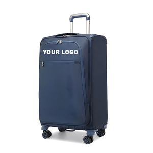 Nouvelle <span class=keywords><strong>valise</strong></span> trolley moderne légère en nylon, 20 pouces, bagage à main avec fonctions anti-vol et étanches, et serrure - Product Image 2