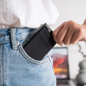 TILONSTAR TWM113b New Style Automatic Pop up Slim Aluminum Mens Rfid Blocking Credit <b>Card</b> Holder - Product Image 6